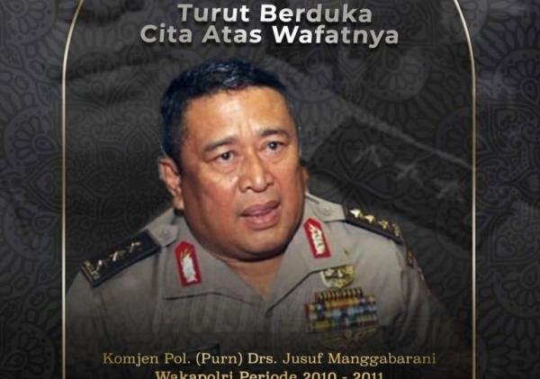 Mantan Wakapolri Komjen (Purn) Jusuf Manggabarani Wafat